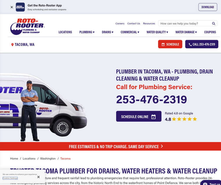 Roto-Rooter Plumbing & Water Cleanup