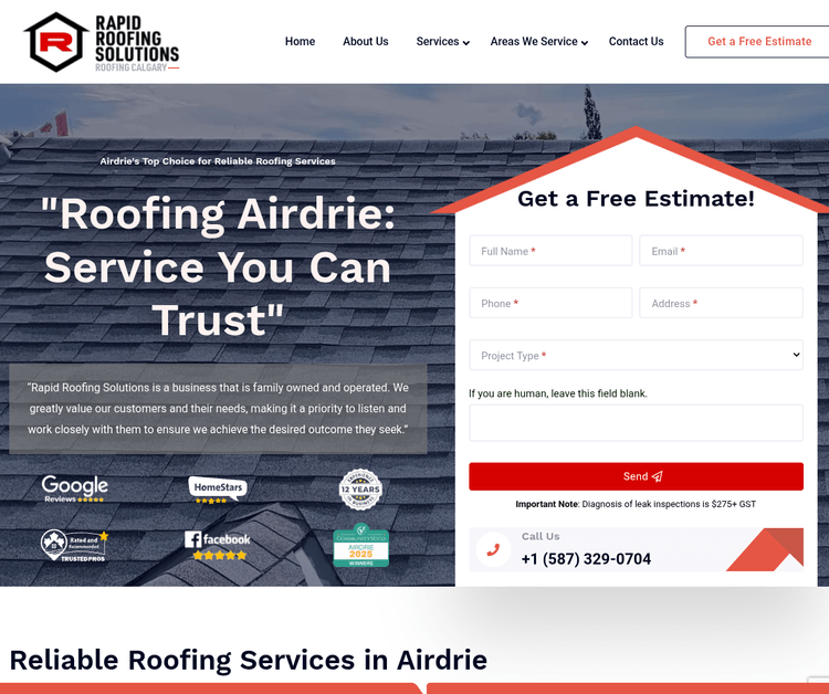 Rapid Roofing Airdrie