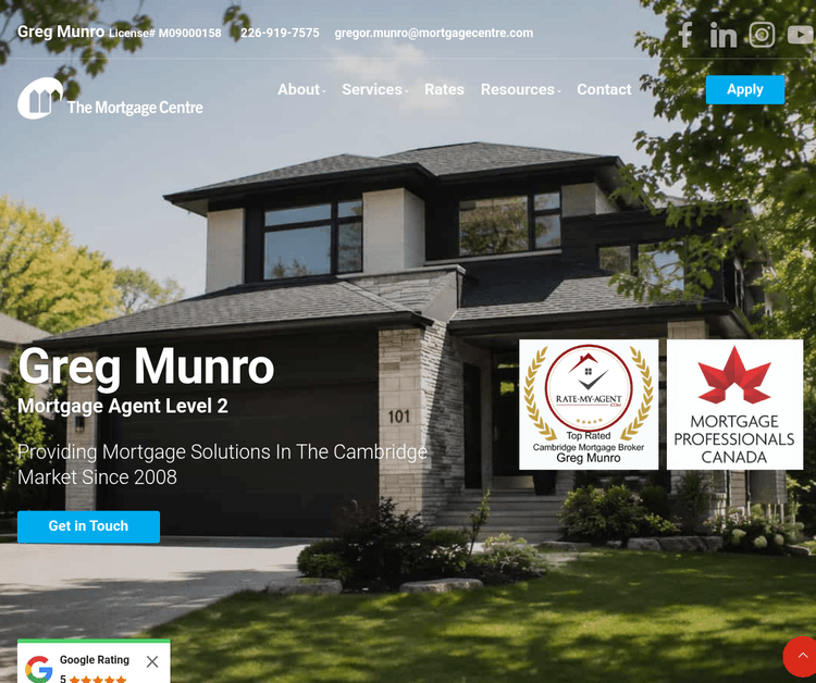 Greg Munro - Mortgage Agent-Level 1 - The Mortgage Centre - The Mortgage Firm Inc.