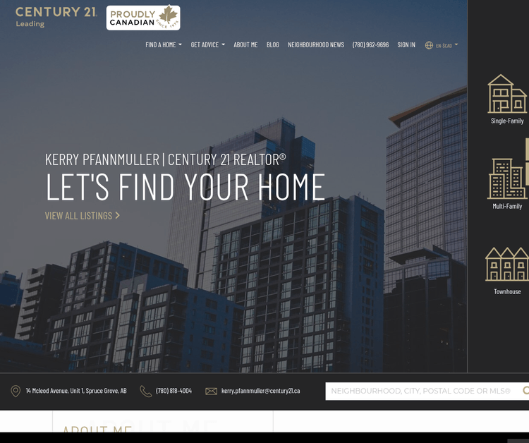 Kerry Pfannmuller Century 21 Leading Alberta Central Homes