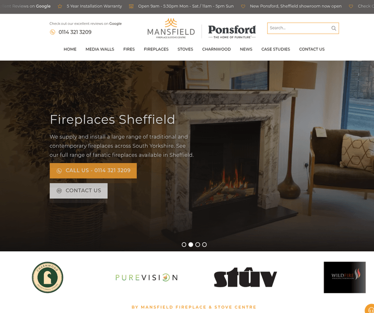 Mansfield Fireplaces at Ponsford
