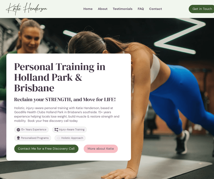 Katie Henderson Personal Training