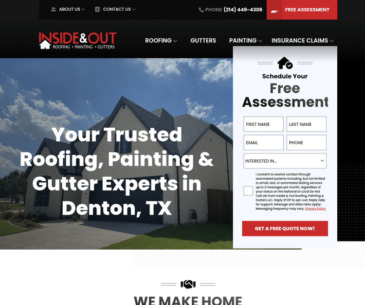 Trusted Roofing, Painting & Gutter Experts in Denton, TX