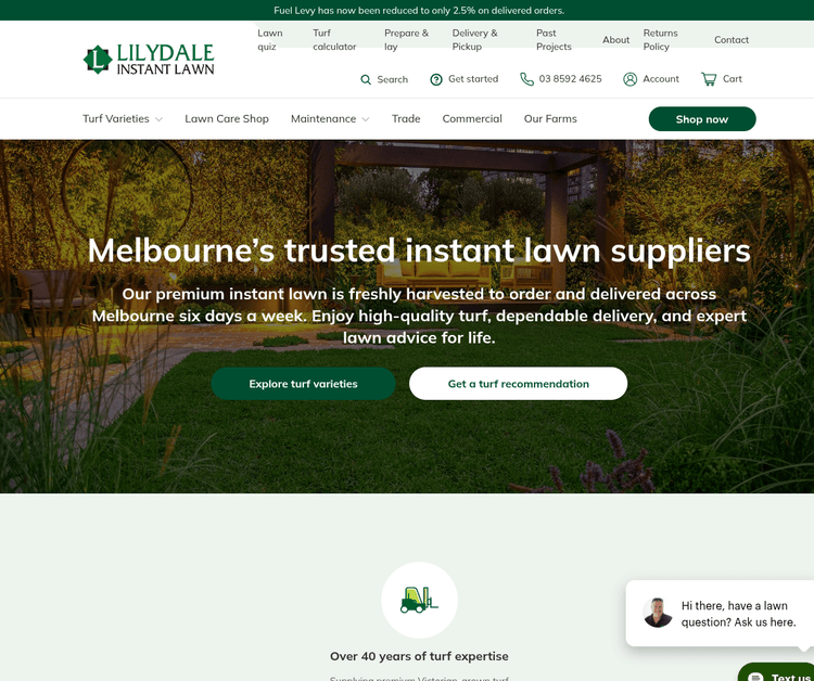 Lilydale Instant Lawn