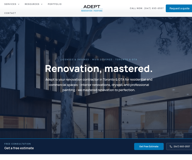 Adept Renovation And Painting Inc