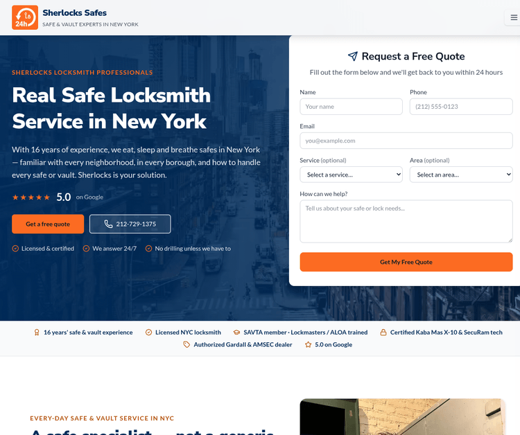 Sherlocks Safes