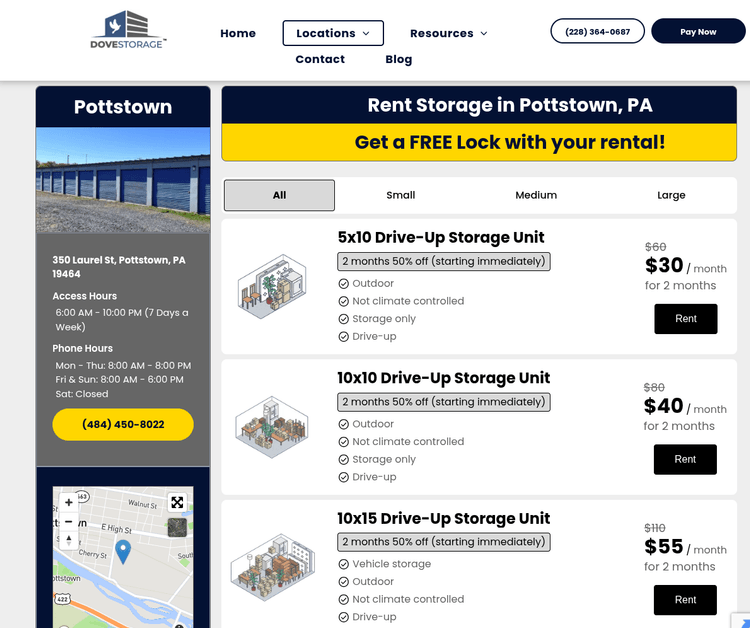 Dove Storage - Pottstown