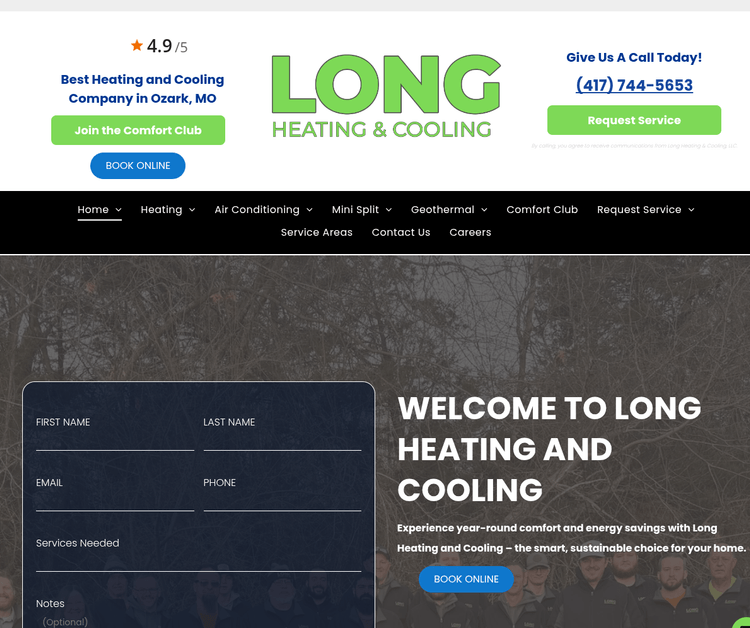 Long Heating and Cooling