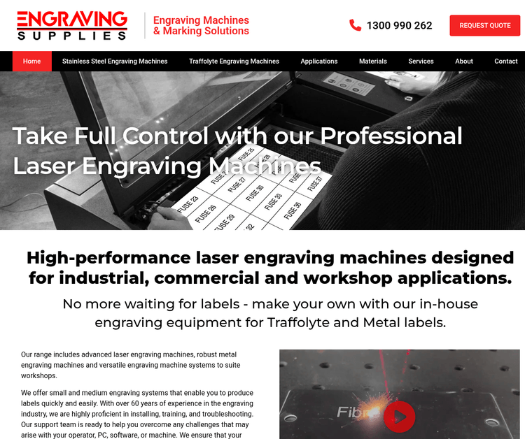 Engraving Supplies Sydney
