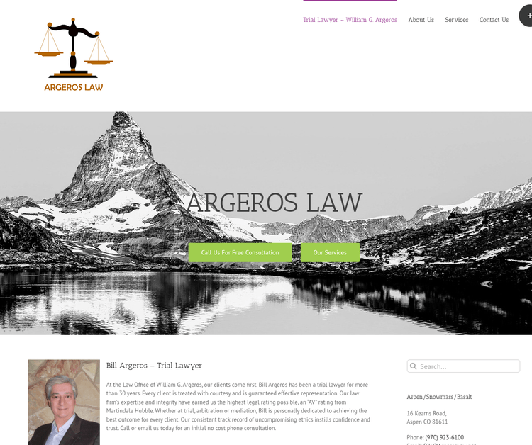 Law Office of William G. Argeros