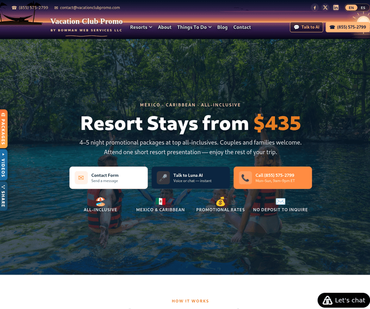 Vacation Club Promo