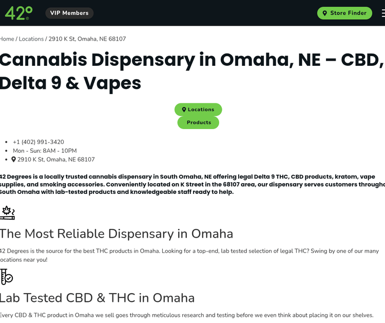 42 Degrees Cannabis Dispensary