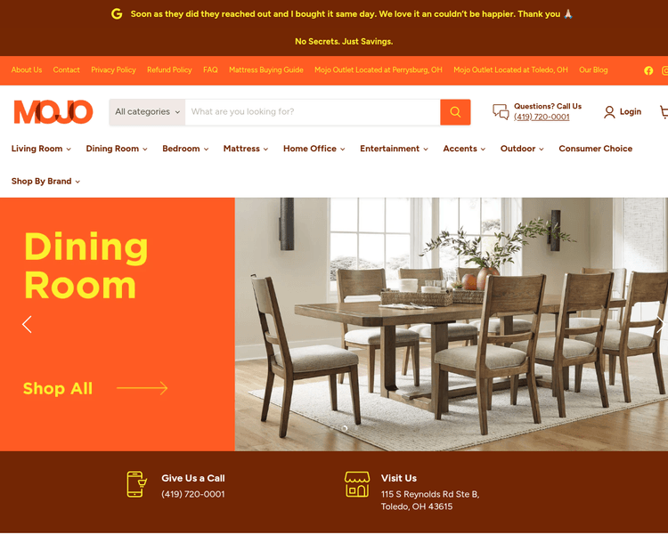 Mojo Outlet - Furniture, Mattress & Appliance