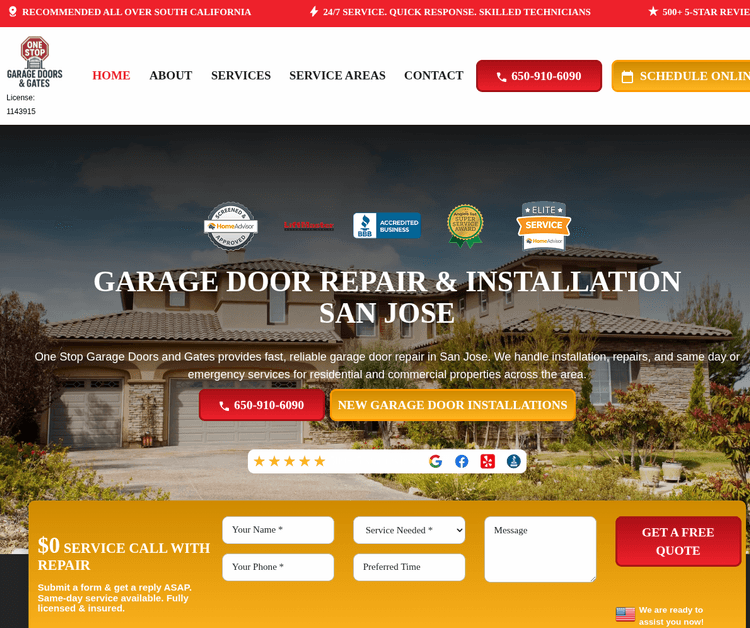 One Stop Garage Doors & Gates