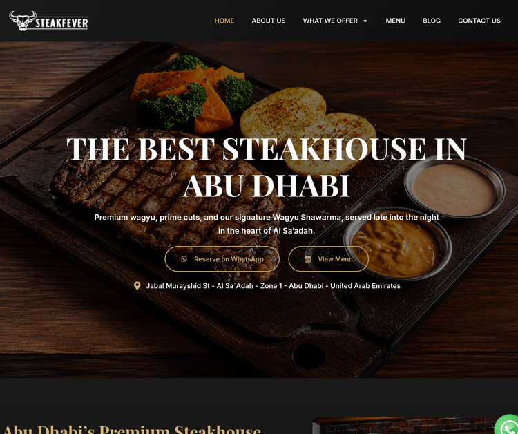 Steak Fever - Best Steakhouse in Abu Dhabi