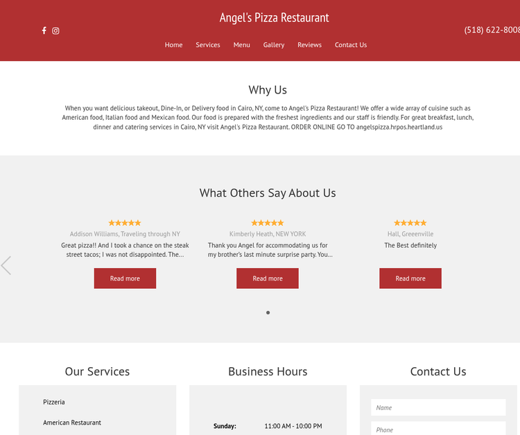 Angel's Pizza Restaurant