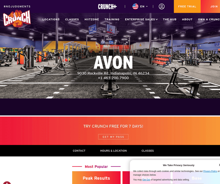 Crunch Fitness - Avon