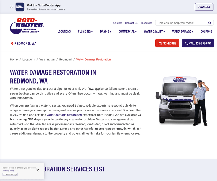 Roto-Rooter Plumbing & Water Cleanup