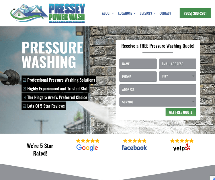 Pressey Power Wash