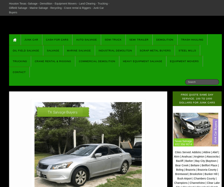 Texas Salvage and Surplus Buyers