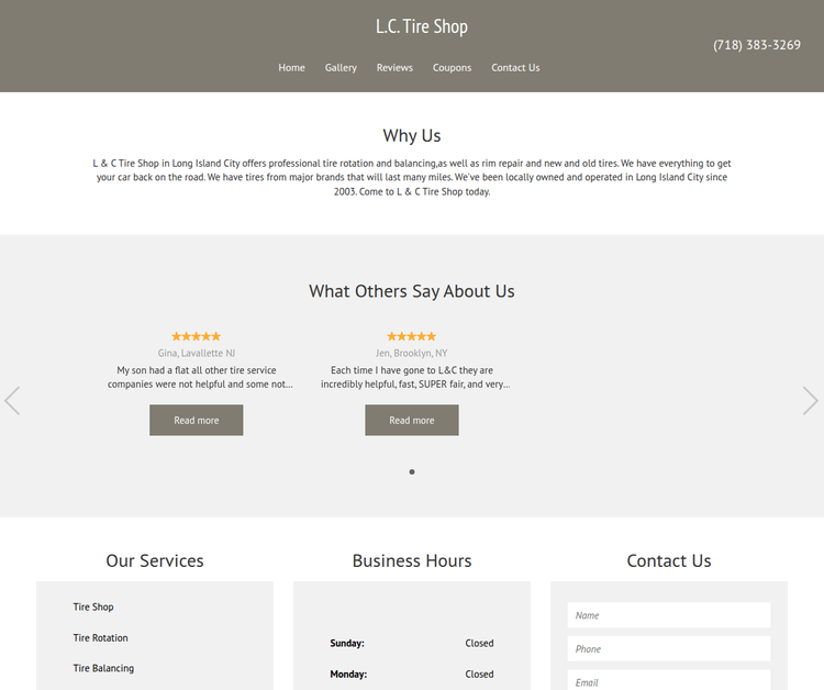 L.C. Tire Shop