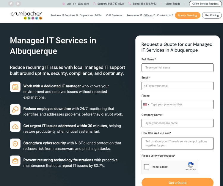 Crumbacher - Albuquerque Managed IT Services Company