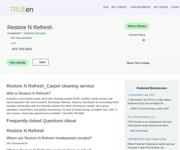 Restore N Refresh