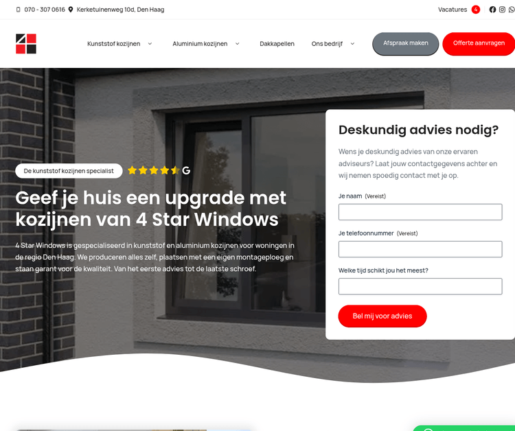 4 Star Windows