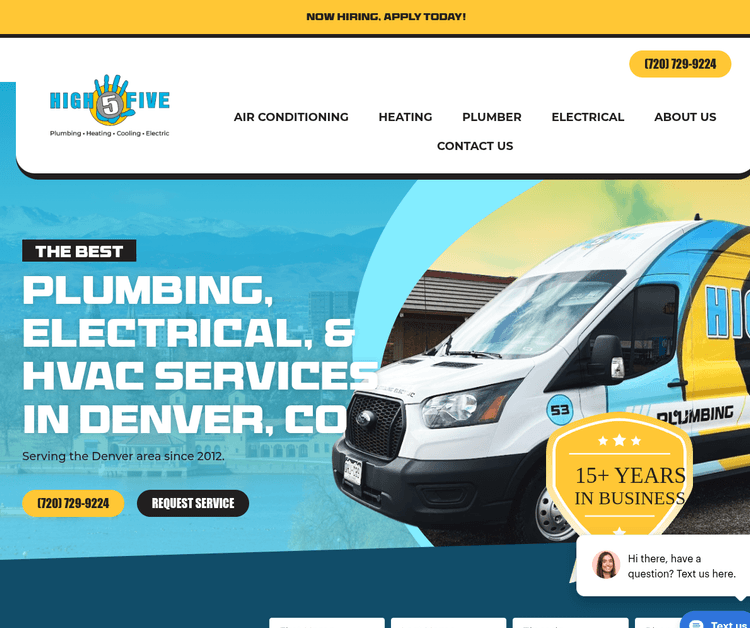 High 5 Plumbing, Heating, Cooling & Electric