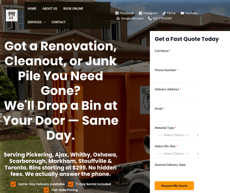 Dumpster Rental & Construction Services