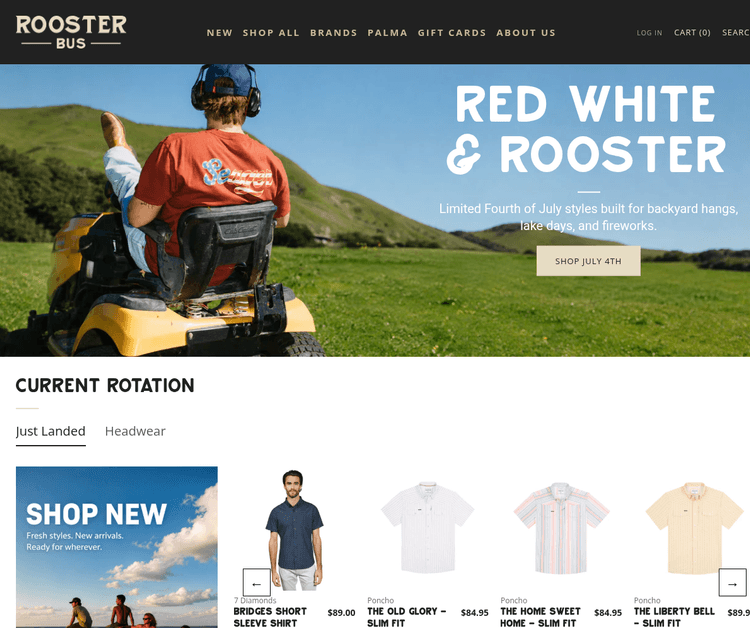 Rooster Bus Men's Shop