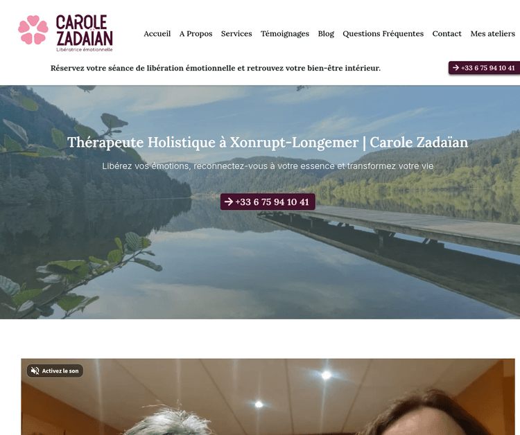 Carole Zadaïan | Thérapeute & Fasciathérapeute à Xonrupt-Longemer | Libération émotionnelle