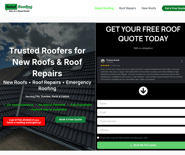 Rated Roofing Scotland