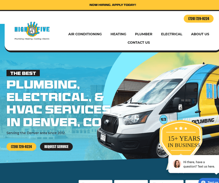 High 5 Plumbing, Heating, Cooling & Electric