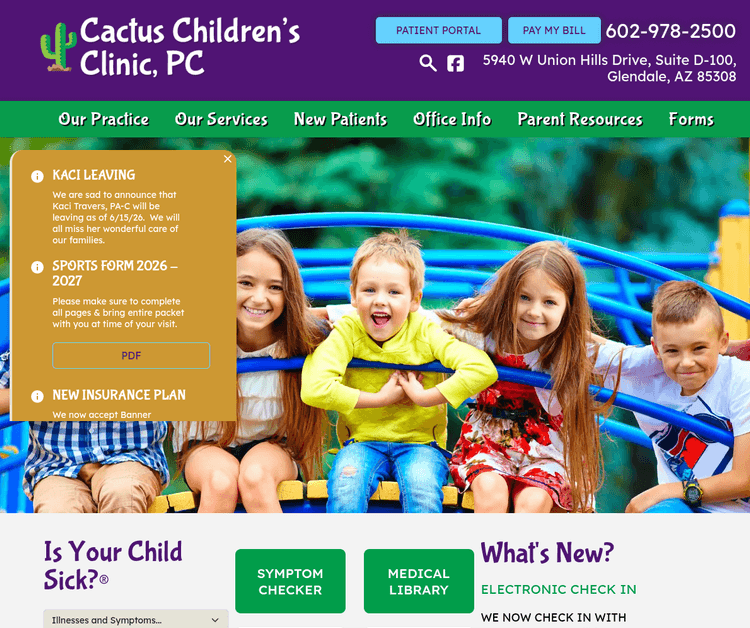 Cactus Children's Clinic, PC