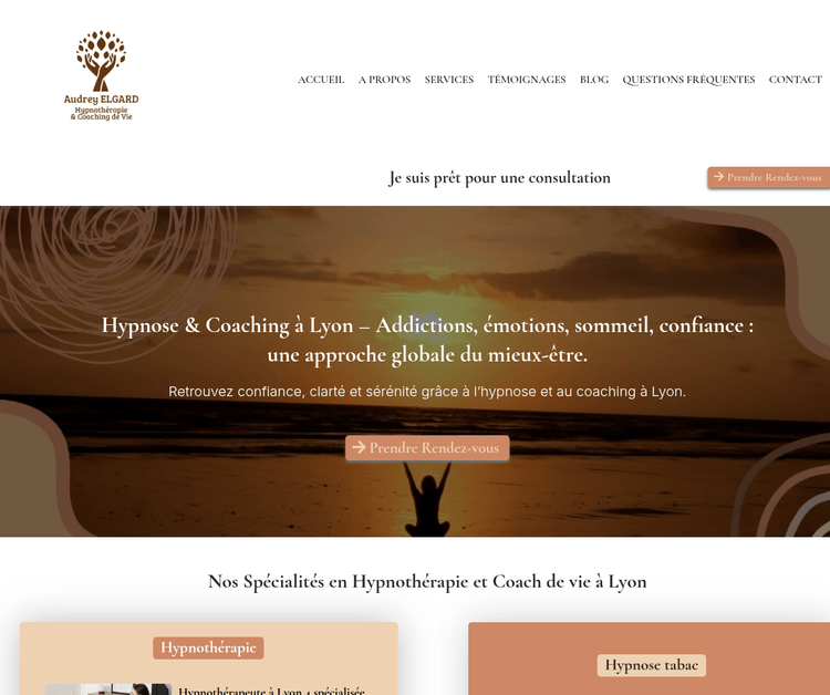 Audrey ELGARD : Hypnotherapie et Coaching de vie