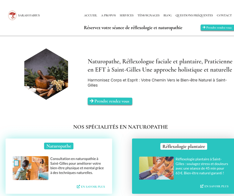 Naturopathe & Réflexologue à Saint-Gilles - Fabius Sarah