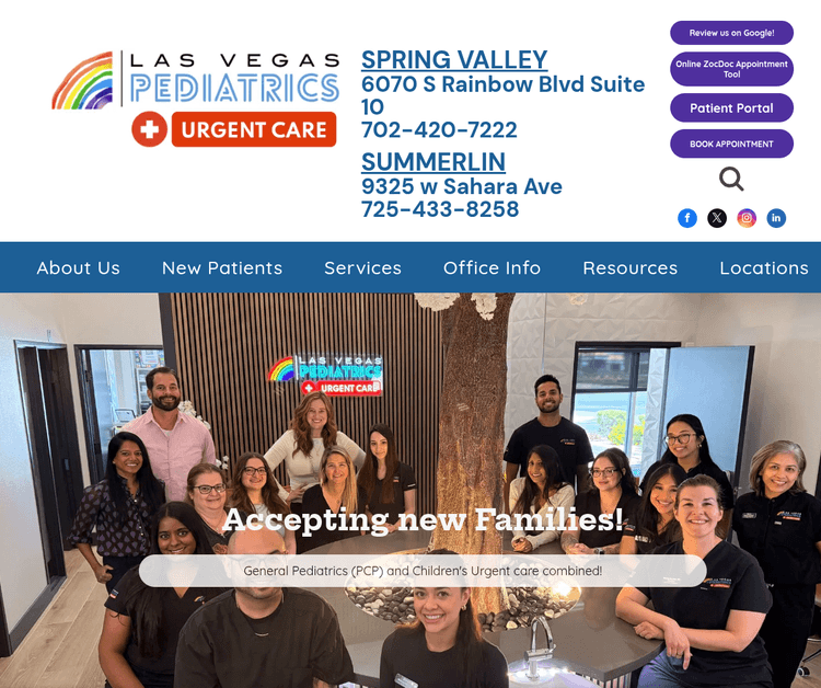 Las Vegas Pediatrics + Urgent Care
