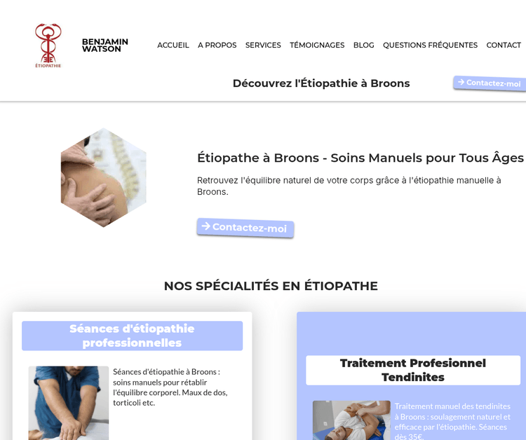 Cabinet D Etiopathie De Mr Benjamin Watson
