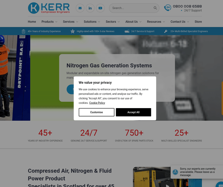 Kerr Compressor Engineers (EK) Ltd