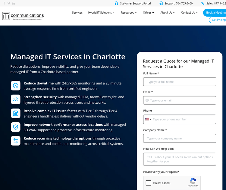 iTi Communications - Charlotte Managed IT Services Company