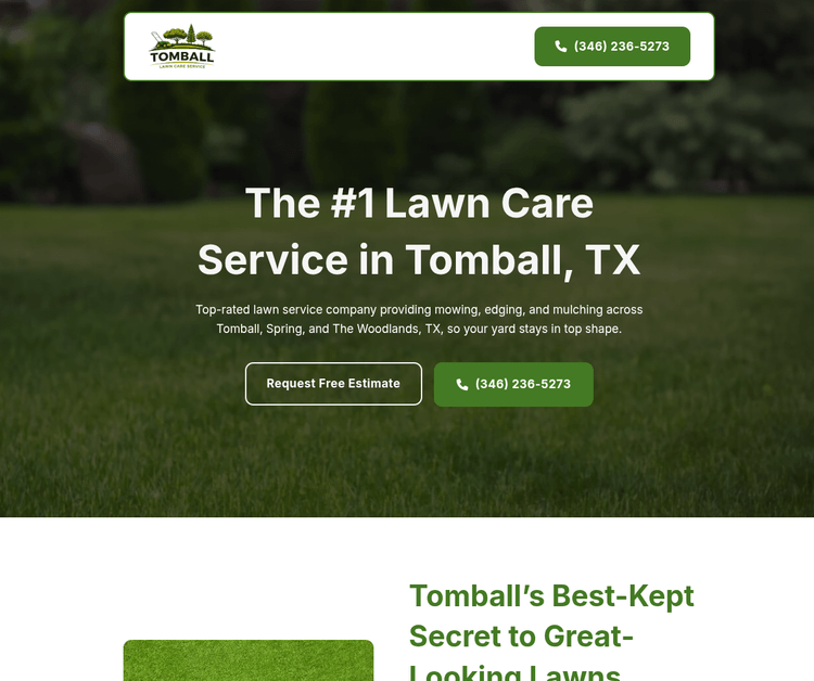 Tomball Lawn Care Service