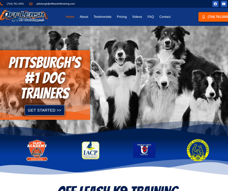 Off Leash K9 Training, Pittsburgh