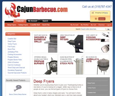 Cajun Barbecue :: Cooking Superstore for Deep Turkey Fryers & Cast Iron Cookware