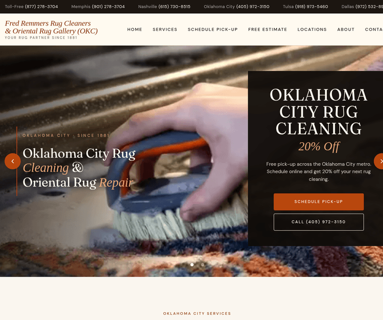Fred Remmers Rug Cleaners & Oriental Rug Gallery (OKC)