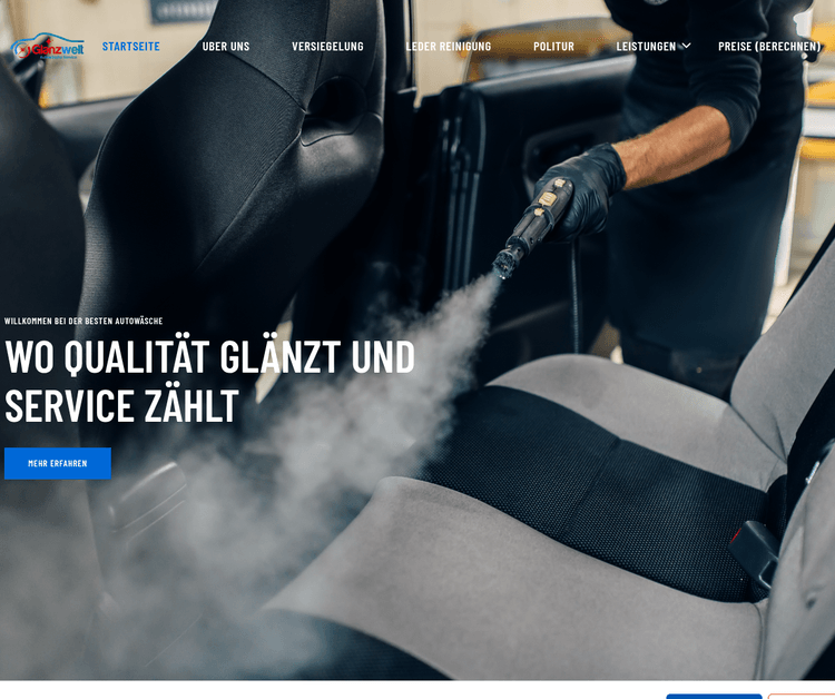 Glanzwelt Autowäsche & Autoaufbereitung Wien