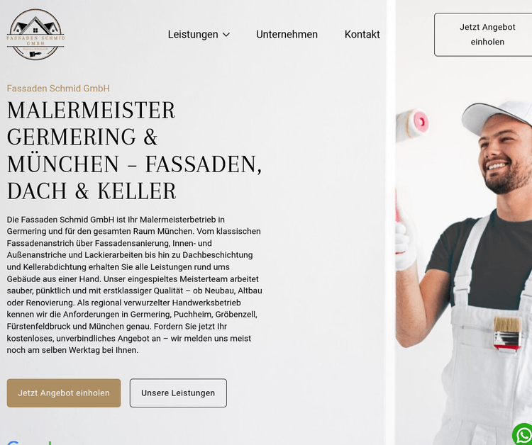 Fassaden Schmid GmbH – Malermeister Germering