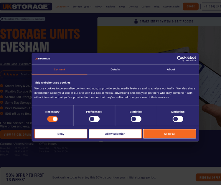 UK Storage - Evesham