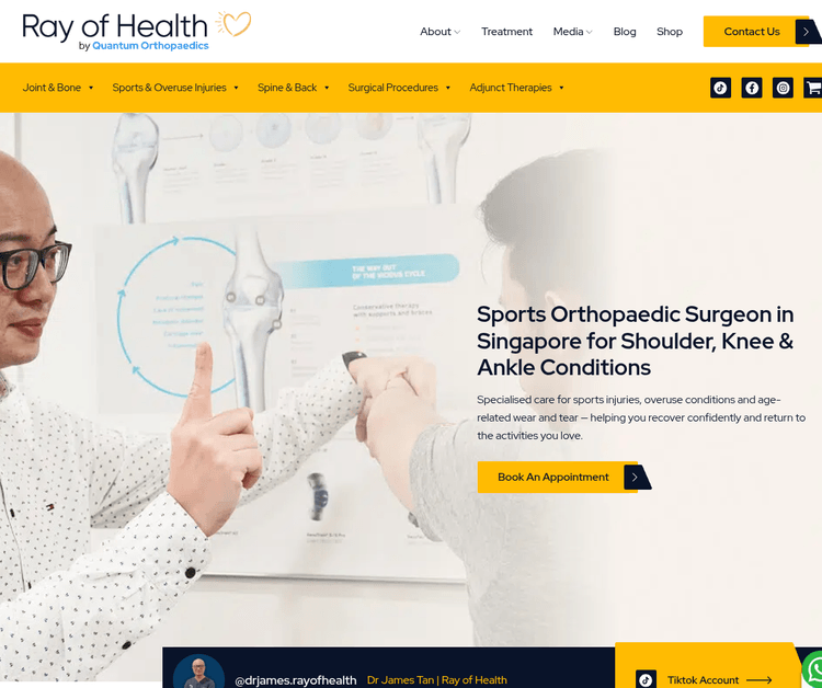 rayofhealth.sg - Sports orthopaedic surgeon