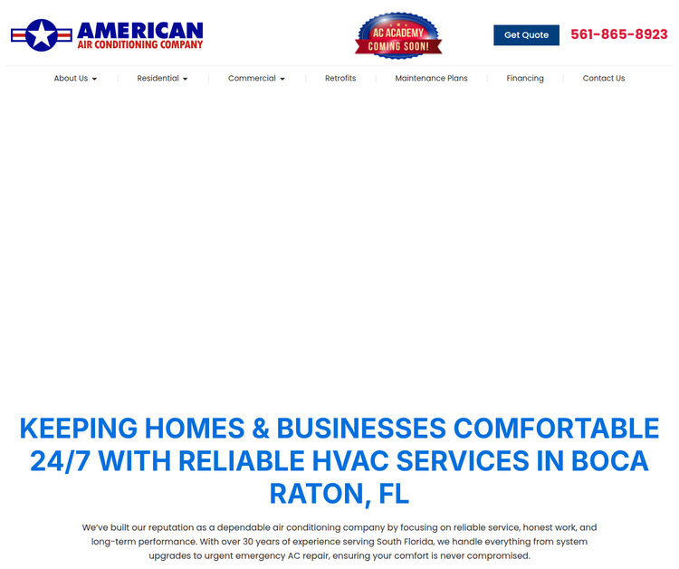 American Air Conditioning of Boca Raton